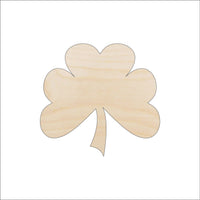 Clover Wood Craft Shape - Laser Cut Baltic Birch Unfinished DIY Art Supplies PAT3 - The Wood Shape Store