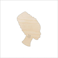 Woman Wood Craft Shape - Laser Cut Baltic Birch Unfinished DIY Wood Art Supplies PPL86 - The Wood Shape Store