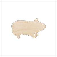 Guinea Pig Wood Craft Shape - Laser Cut Baltic Birch Unfinished DIY Wood Art Supplies RDT14 - The Wood Shape Store