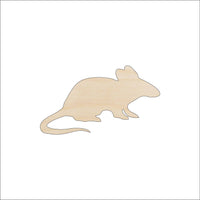 Mouse Rat Wood Craft Shape - Laser Cut Baltic Birch Unfinished DIY Wood Art Supplies RDT16 - The Wood Shape Store