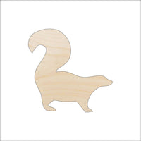 Skunk Wood Craft Shape - Laser Cut Baltic Birch Unfinished DIY Wood Art Supplies RDT21 - The Wood Shape Store