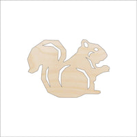 Squirrel Wood Craft Shape - Laser Cut Baltic Birch Unfinished DIY Wood Art Supplies RDT27 - The Wood Shape Store