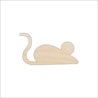 Mouse Rat Wood Craft Shape - Laser Cut Baltic Birch Unfinished DIY Wood Art Supplies RDT31 - The Wood Shape Store