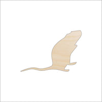 Mouse Rat Wood Craft Shape - Laser Cut Baltic Birch Unfinished DIY Wood Art Supplies RDT8 - The Wood Shape Store