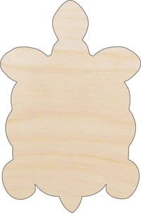 Sea Turtle Wood Craft Shape Laser Cut Out and Unfinished DIY Craft Supply REP75 - The Wood Shape Store