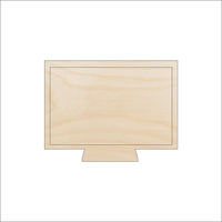 Computer Wood Craft Shape - Laser Cut Baltic Birch Unfinished DIY Wood Art Supplies SCL27 - The Wood Shape Store