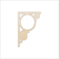 Shelf Bracket Wood Craft Shape - Laser Cut Baltic Birch Unfinished Art Supplies SHLF18 - The Wood Shape Store