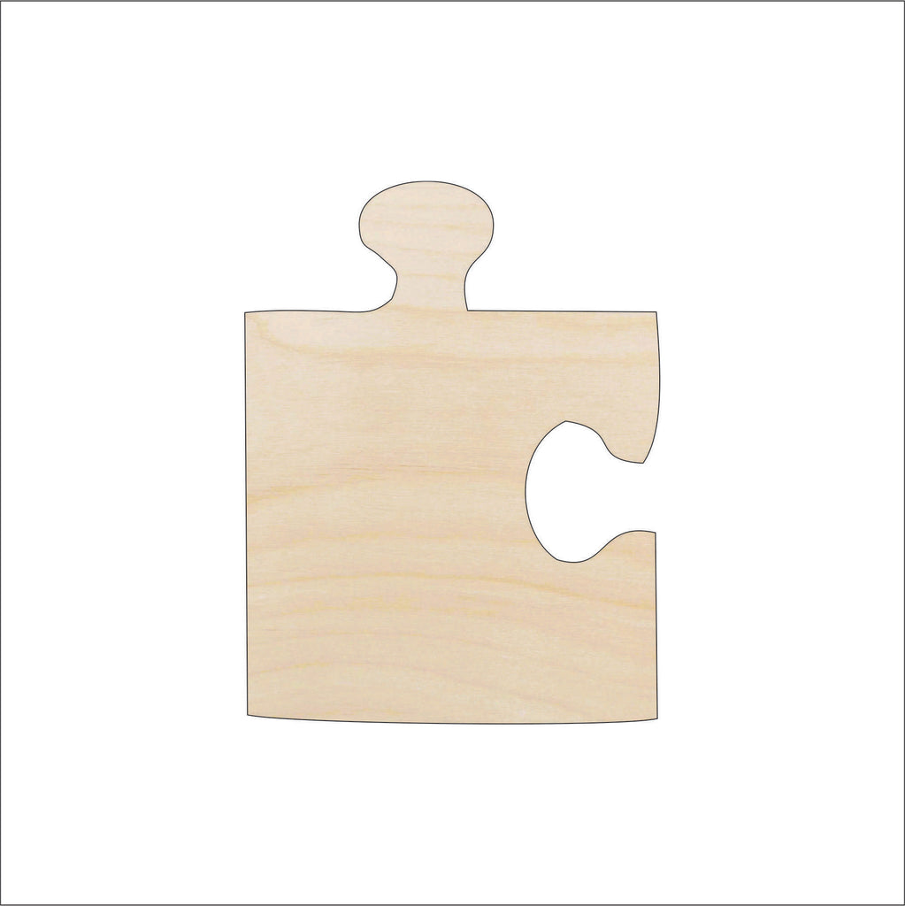 Toy Puzzle Piece - Laser Cut Out Unfinished Wood Craft Shape TOY19
