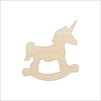 Rocking Unicorn Wood Craft Shape - Laser Cut Baltic Birch Unfinished DIY Wood Art Supplies 6 - The Wood Shape Store