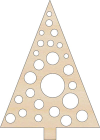 Christmas Tree Wood Craft Shape Laser Cut Out Unfinished DIY Craft Supply TRE127 - The Wood Shape Store