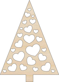Tree Wood Craft Shape - Laser Cut Baltic Birch Unfinished DIY Wood Art Supplies TRE131 - The Wood Shape Store