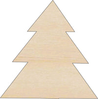 Pine Tree Wood Craft Shape Laser Cut Out Unfinished DIY Craft Supply TRE145 - The Wood Shape Store