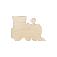 Train Wood Craft Shape - Laser Cut Baltic Birch Unfinished DIY Wood Art Supplies TRN17 - The Wood Shape Store
