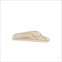 Train Wood Craft Shape - Laser Cut Baltic Birch Unfinished DIY Wood Art Supplies TRN21 - The Wood Shape Store