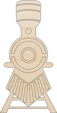 Train Engine Wood Craft Shape Laser Cut Out Unfinished DIY Craft Supply TRN23 - The Wood Shape Store