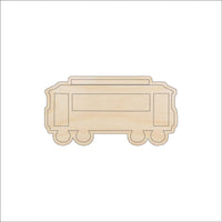 Trolley Car Wood Craft Shape - Laser Cut Baltic Birch Unfinished DIY Wood Art Supplies TRN2 - The Wood Shape Store