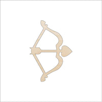 Bow & Arrow Wood Craft Shape - Laser Cut Baltic Birch Unfinished DIY Wood Art Supplies VAL10 - The Wood Shape Store