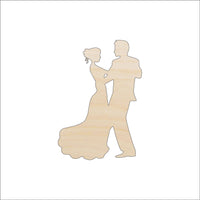 Couple Wood Craft Shape - Laser Cut Baltic Birch Unfinished DIY Wood Art Supplies WDG24 - The Wood Shape Store