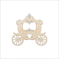 Carriage Wood Craft Shape - Laser Cut Baltic Birch Unfinished DIY Wood Art Supplies WGN13 - The Wood Shape Store