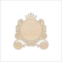 Princess Carriage Wood Craft Shape Laser Cut Out and Unfinished DIY Craft Supply WGN15 - The Wood Shape Store