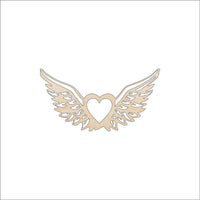 Wing Wood Craft Shape - Laser Cut Baltic Birch Unfinished DIY Wood Art Supplies WNG4 - The Wood Shape Store