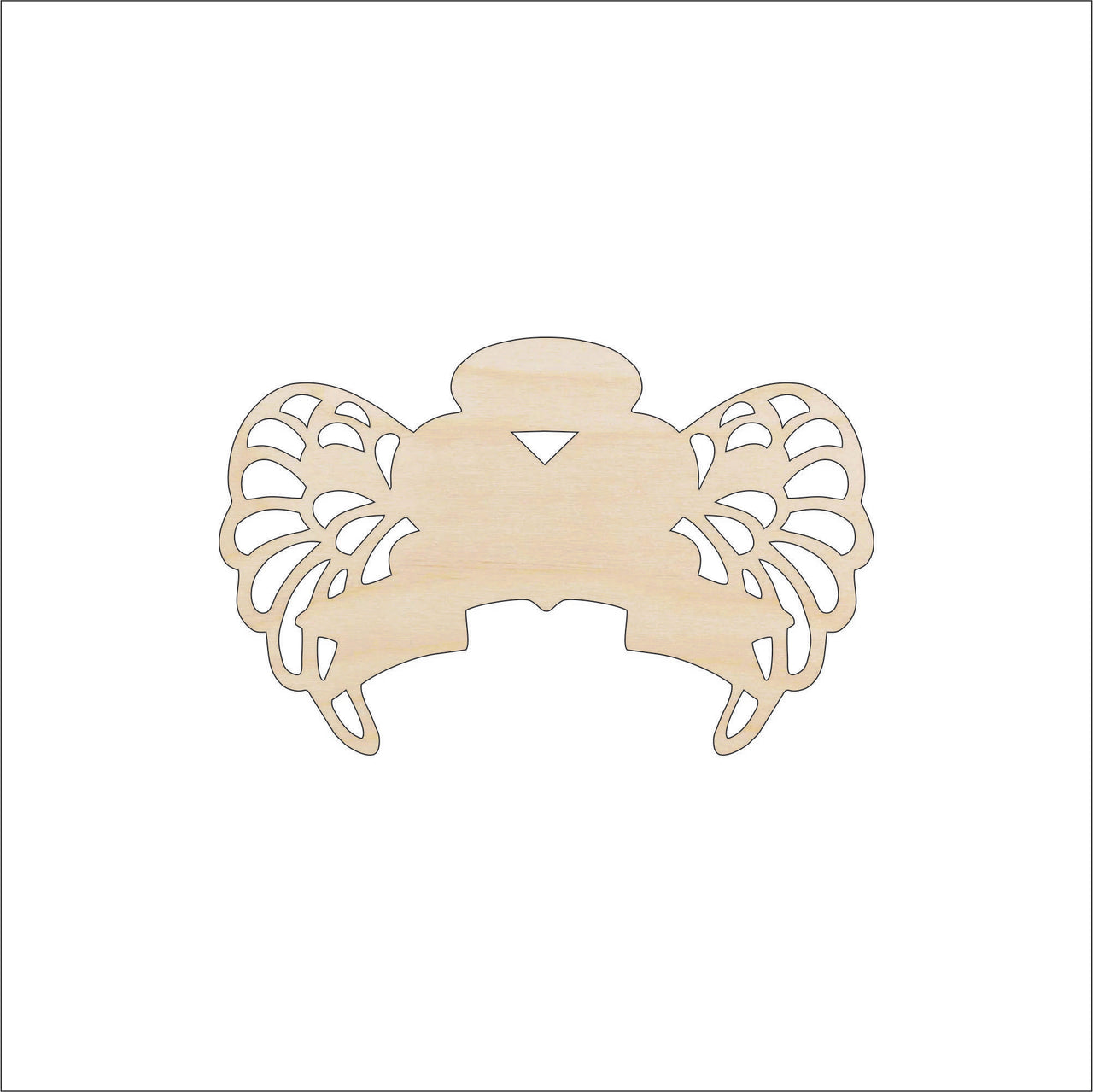 Wing Wood Craft Shape - Laser Cut Baltic Birch Unfinished DIY Wood Art Supplies WNG6 - The Wood Shape Store