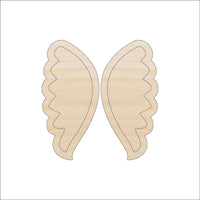 Wing Wood Craft Shape - Laser Cut Baltic Birch Unfinished DIY Wood Art Supplies WNG7 - The Wood Shape Store
