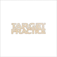 Target Practice Wood Craft Shape – Laser Cut Baltic Birch Unfinished DIY Wood Art Supplies WPN2 - The Wood Shape Store