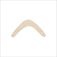Boomerang Wood Craft Shape - Laser Cut Baltic Birch Unfinished DIY Wood Art Supplies WPN76 - The Wood Shape Store