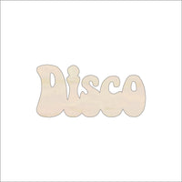 Disco Wood Craft Shape - Laser Cut Baltic Birch Unfinished DIY Wood Art Supplies WRD95 - The Wood Shape Store