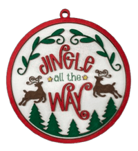Christmas 3D Laser Cut Door Sign – Baltic Birch Wood Craft Supplies | DIY Kit XM102 - The Wood Shape Store