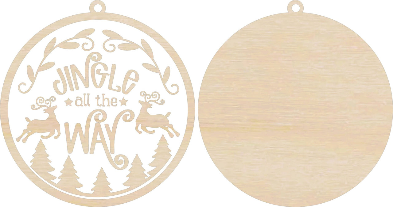 Christmas 3D Laser Cut Door Sign – Baltic Birch Wood Craft Supplies | DIY Kit XM102 - The Wood Shape Store