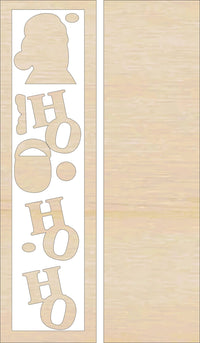 Christmas 3D Laser Cut Door Sign – Baltic Birch Wood Craft Supplies | DIY Kit XM103 - The Wood Shape Store