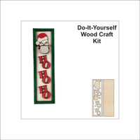 Christmas 3D Laser Cut Door Sign – Baltic Birch Wood Craft Supplies | DIY Kit XM103 - The Wood Shape Store