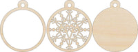 Candy Cane 3D Laser Cut Ornament – Baltic Birch Wood Craft Supplies | DIY Ornament Kit XM300 - The Wood Shape Store