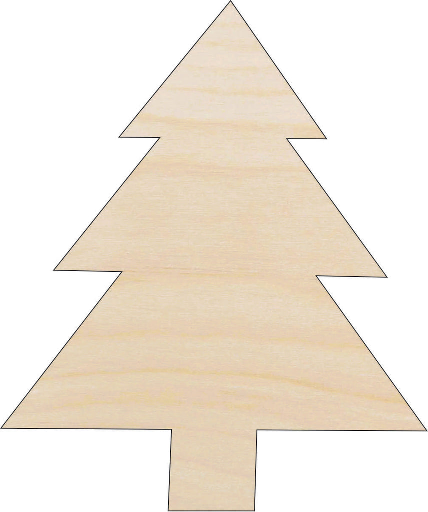 Bulk Buy 18 Pine Christmas Trees 5"  at 1/8" thick with a hole XMS125