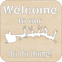 Christmas Wood Craft Shape - Laser Cut Baltic Birch Unfinished DIY Wood Art Supplies XMS274 - The Wood Shape Store