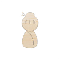 Geisha Wood Craft Shape - Laser Cut Baltic Birch Unfinished DIY Wood Art Supplies WLD21 - The Wood Shape Store