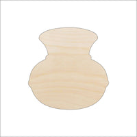 Pot Wood Craft Shape - Laser Cut Baltic Birch Unfinished DIY Wood Art Supplies FOD101 - The Wood Shape Store