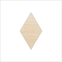 Diamond Wood Craft Shape - Laser Cut Baltic Birch Unfinished DIY Wood Art Supplies BSC20 - The Wood Shape Store