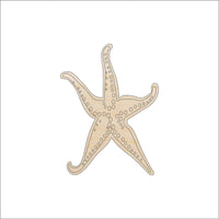 Starfish Wood Craft Shape - Laser Cut Baltic Birch Unfinished DIY Wood Art Supplies SEA31 - The Wood Shape Store