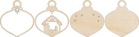 Nativity 3D Laser Cut Ornament – Baltic Birch Wood Craft Supplies | DIY Wood Ornament Kit RE10 - The Wood Shape Store