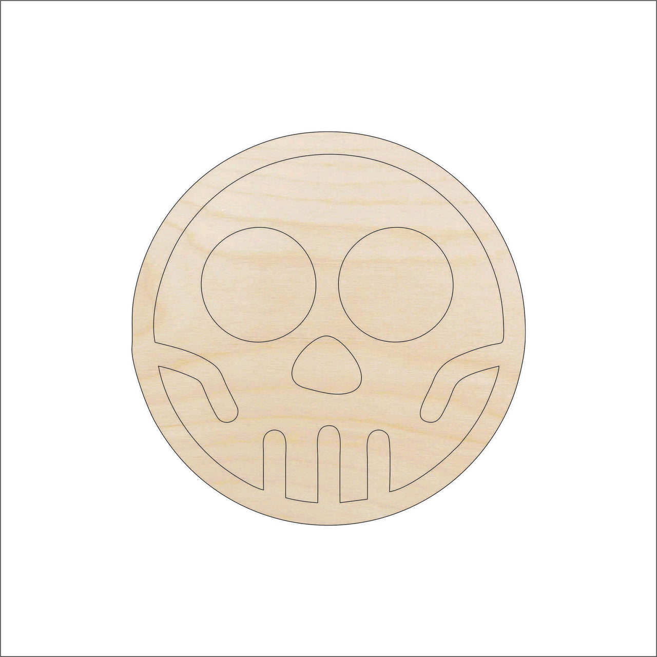 Skeleton Wood Craft Shape - Laser Cut Baltic Birch Unfinished DIY Wood Art Supplies FAL251 - The Wood Shape Store