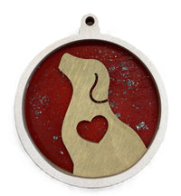Dog 3D Laser Cut Ornament – Baltic Birch Wood Craft Supplies | DIY Wood Ornament Kit AN10 - The Wood Shape Store