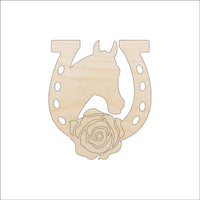Horse Wood Craft Shape - Laser Cut Baltic Birch Unfinished DIY Wood Art Supplies HRS69 - The Wood Shape Store