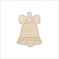 Bell Wood Craft Shape - Laser Cut Baltic Birch Unfinished DIY Wood Art Supplies XMS216 - The Wood Shape Store
