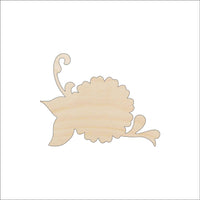 Flower Wood Craft Shape - Laser Cut Baltic Birch Unfinished DIY Wood Art Supplies FLR25 - The Wood Shape Store