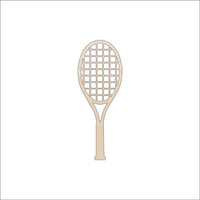 Tennis Racket Wood Craft Shape - Laser Cut Baltic Birch Unfinished DIY Wood Art Supplies SPT165 - The Wood Shape Store