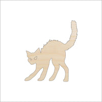 Cat Wood Craft Shape - Laser Cut Baltic Birch Unfinished DIY Wood Art Supplies CAT72 - The Wood Shape Store