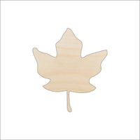 Leaf Wood Craft Shape - Laser Cut Baltic Birch Unfinished DIY Wood Art Supplies LEF45 - The Wood Shape Store